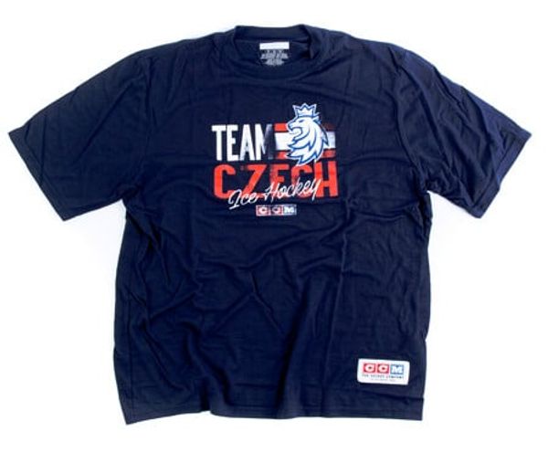 CCM Dětské tričko CCM Love'em Stripes Český hokej, 150 cm
