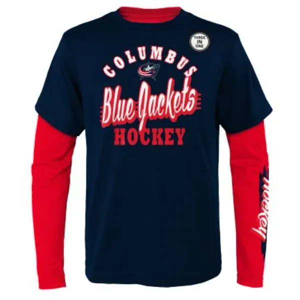 Outerstuff Dětské tričko Outerstuff  TWO MAN ADVANTAGE 3 IN 1 COMBO COLUMBUS BLUE JACKETS