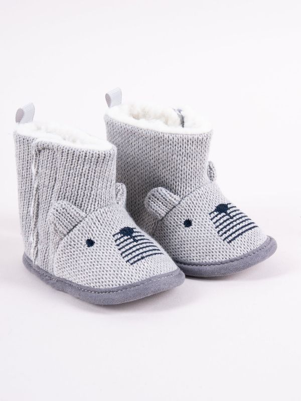 Yoclub Dječje čizme Yoclub Yoclub_Velcro_Strappy_Boys'_Boots_OBO-0196C-6600_Grey