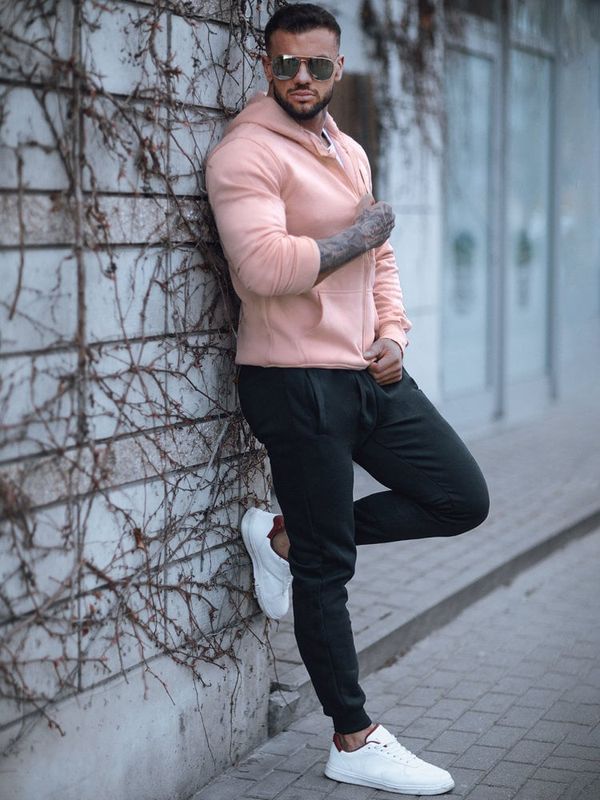 DStreet Dres męski różowo-czarny Dstreet