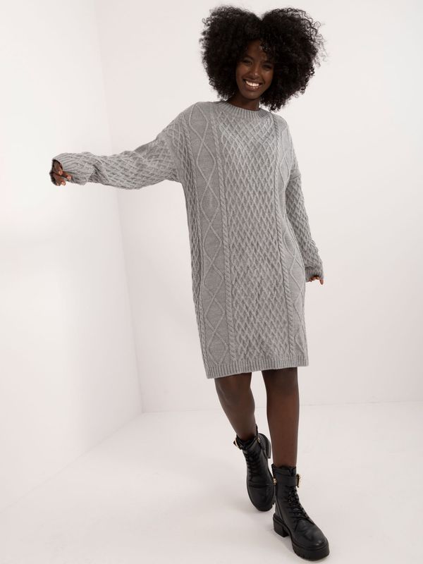 BADU Dress-BA-SK-0528.45-grey