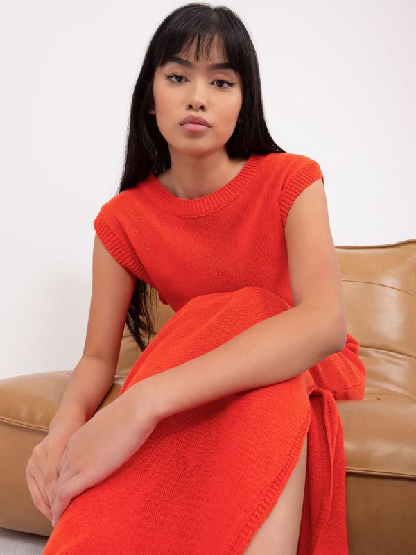 BADU Dress-BA-SK-C1002.61P-orange
