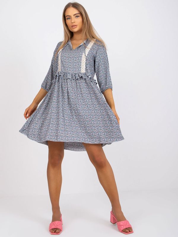 RUE PARIS Dress-CHA-SK-1710-1.52-dark blue