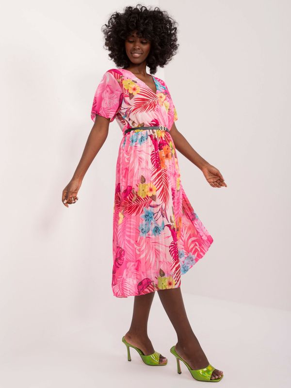 Italy Moda Dress-DHJ-SK-13162-4.32-pink