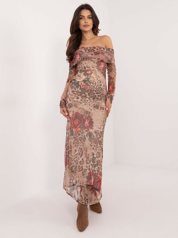 Italy Moda Dress-DHJ-SK-18702-1.13P-beige