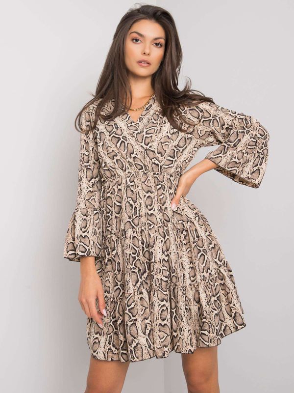 Italy Moda Dress-DHJ-SK-8777B-1.11P-black-beige
