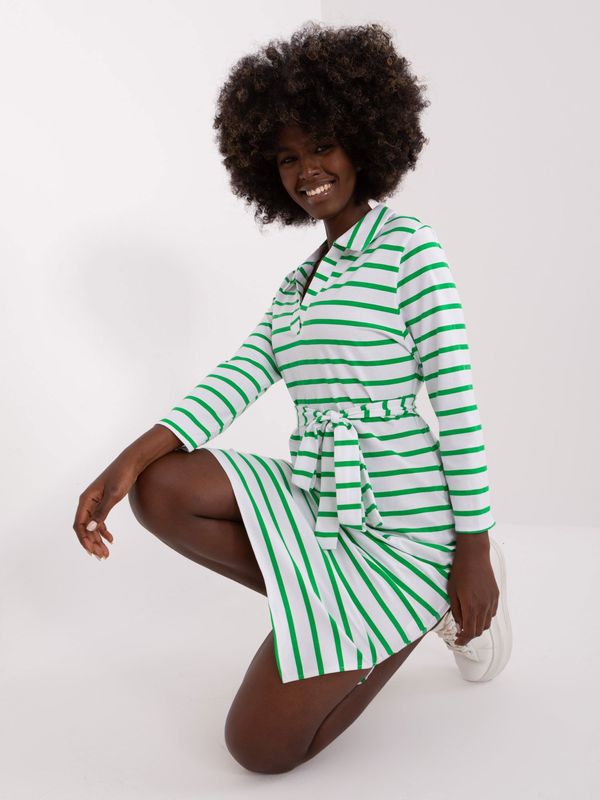 LAKERTA Dress-LK-SK-509299.74-white-green