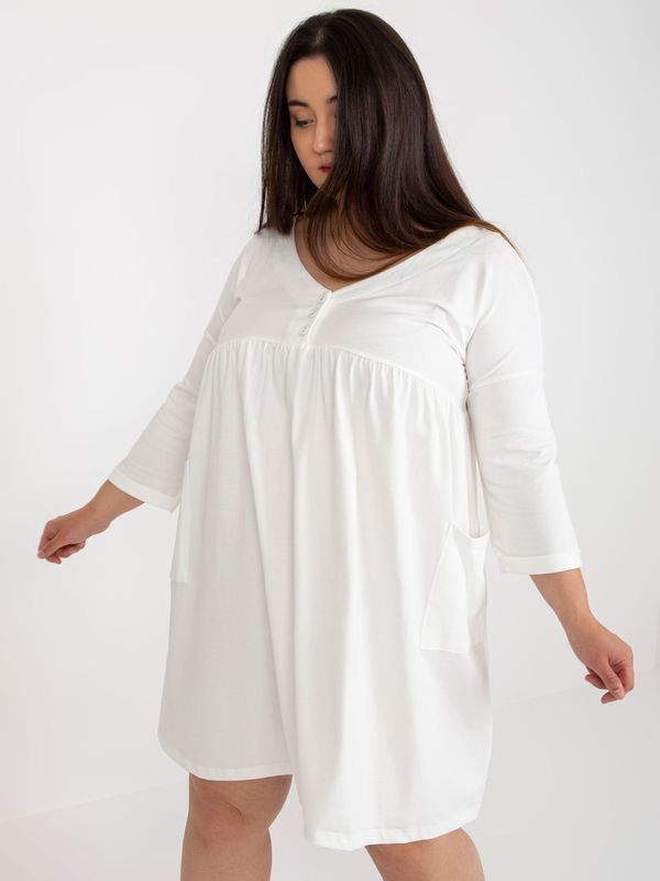 RELEVANCE Dress-RV-SK-8529.37P-ecru
