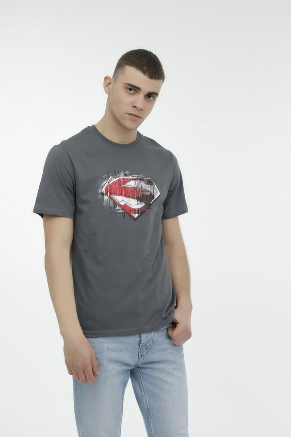 Lumberjack Drvosječa Ml Superman 11spdm07 3fx Antracit Mens majice kratkih rukava