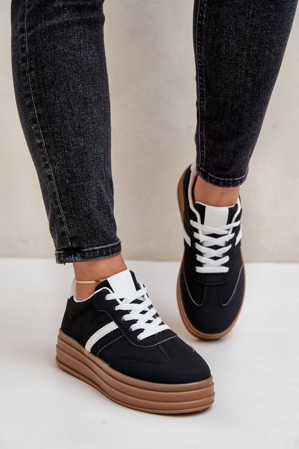 PG2 FG2 Women's Platform Sneakers Black Dravinnia