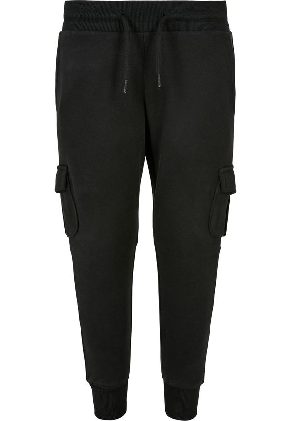 Urban Classics Kids Fitted Cargo Boys' Sweatpants - Black
