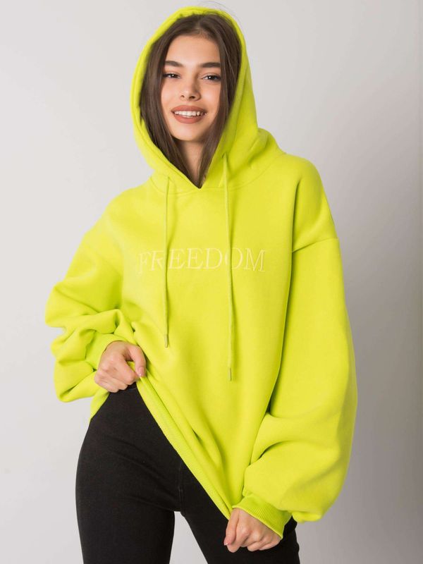 Fashionhunters Fluo green sweatshirt Carris RUE PARIS