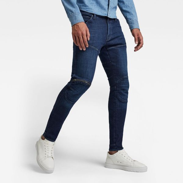 G Star G-STAR Jeans - 5620 3D Zip Knee Skinny Blue