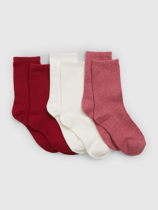 GAP GAP Kids' High Socks, 3pcs - Girls