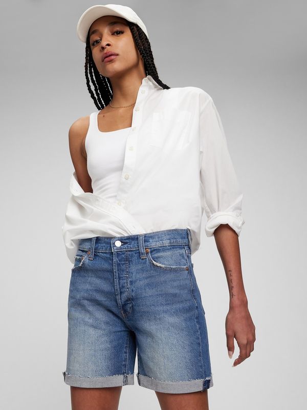 GAP GAP Shorts midi high rise Washwell - Women