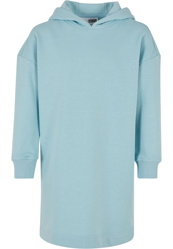 Urban Classics Kids Girls' Oversized Terry Hoody Ocean Blue Dress