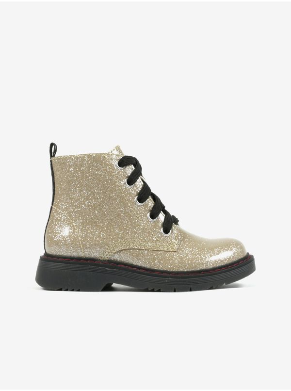 Richter Girl's sparkling ankle boots in gold color Richter - Girls