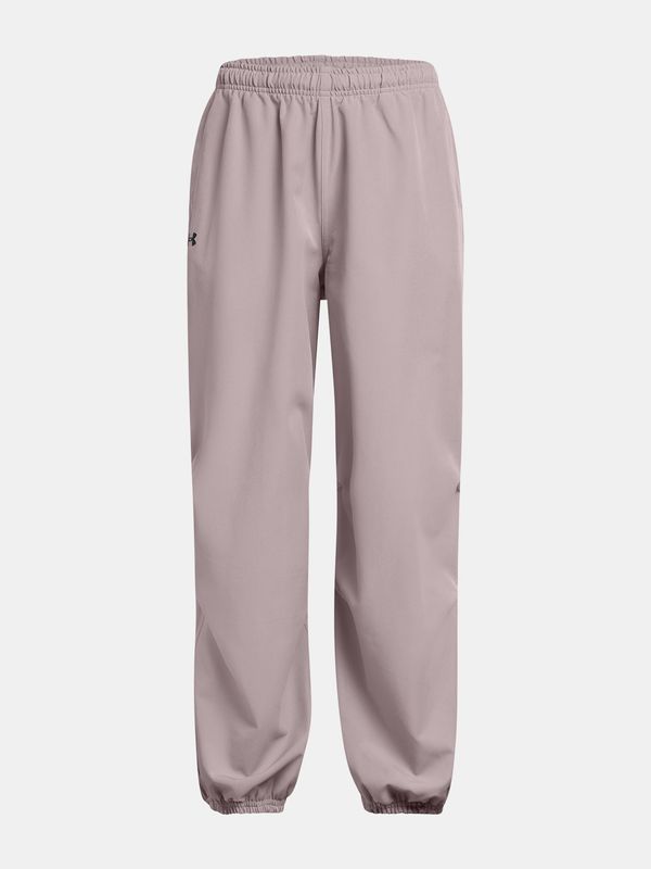 Under Armour Girls' sports pants Under Armour Unstoppable Wvn Wide Leg-GRY - Girls