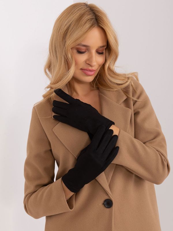 Wool Fashion Italia Gloves-AT-RK-2370.95-black