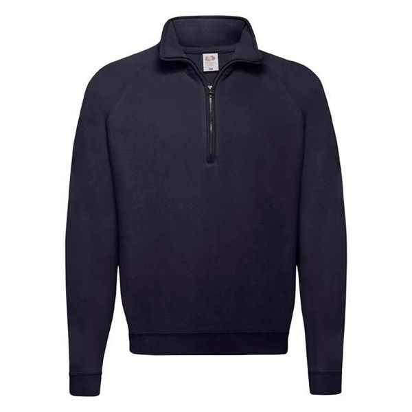 Fruit of the Loom Granatowa bluza męska Zip Neck Sweat Fruit of the Loom
