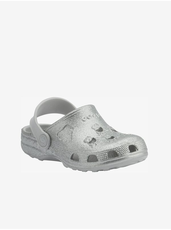 Coqui Gray Girls' Slippers Coqui Little Frog - Girls