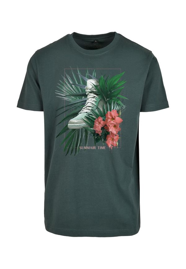MT Men Green T-shirt Summer Time Tee