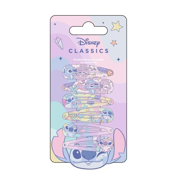 STITCH HAIR ACCESSORIES CLIPS 6 PIECES STITCH