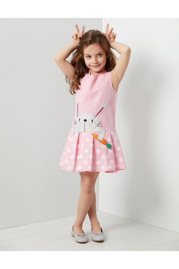 Denokids Haljina za djevojčice Denokids CFF-19Y1-083/White