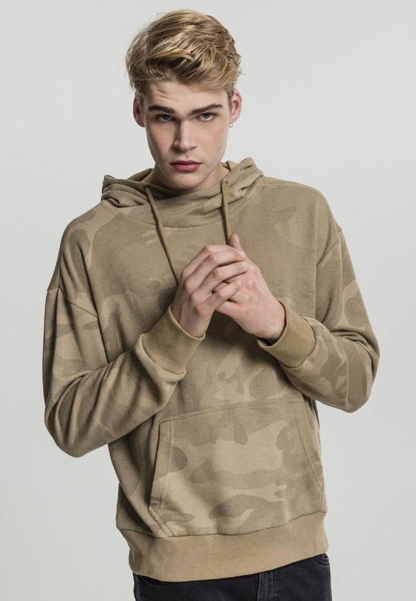 UC Men High Neck Camo Hoody sand camo