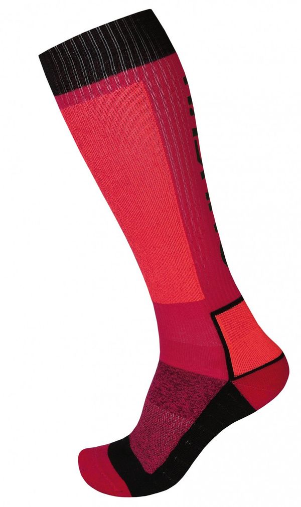 HUSKY HUSKY Snow Wool socks pink/black