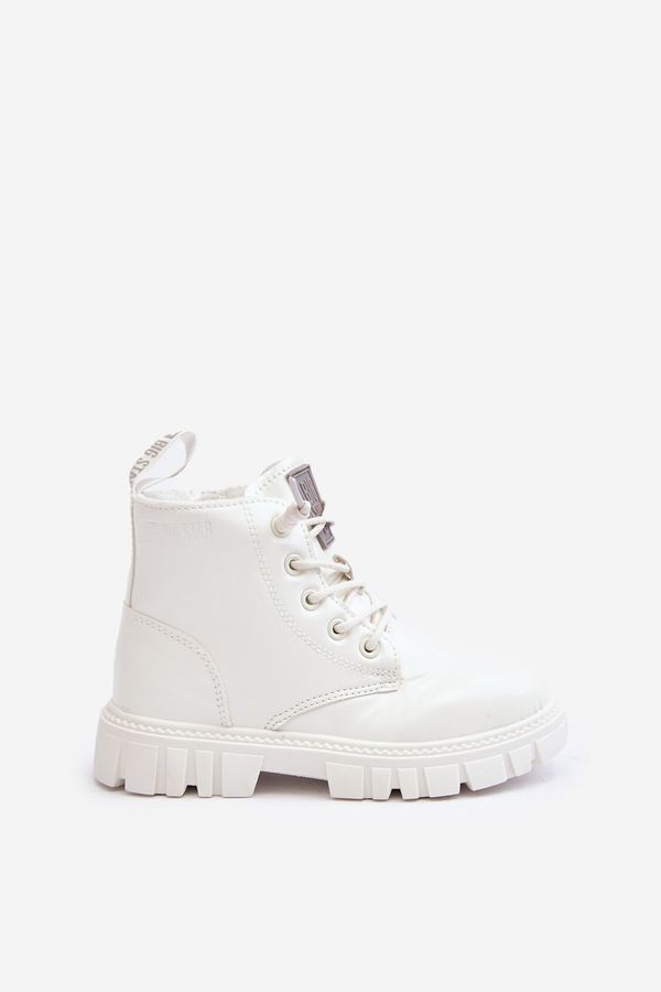 BIG STAR SHOES Insulated Patented Children's Shoes Big Star White