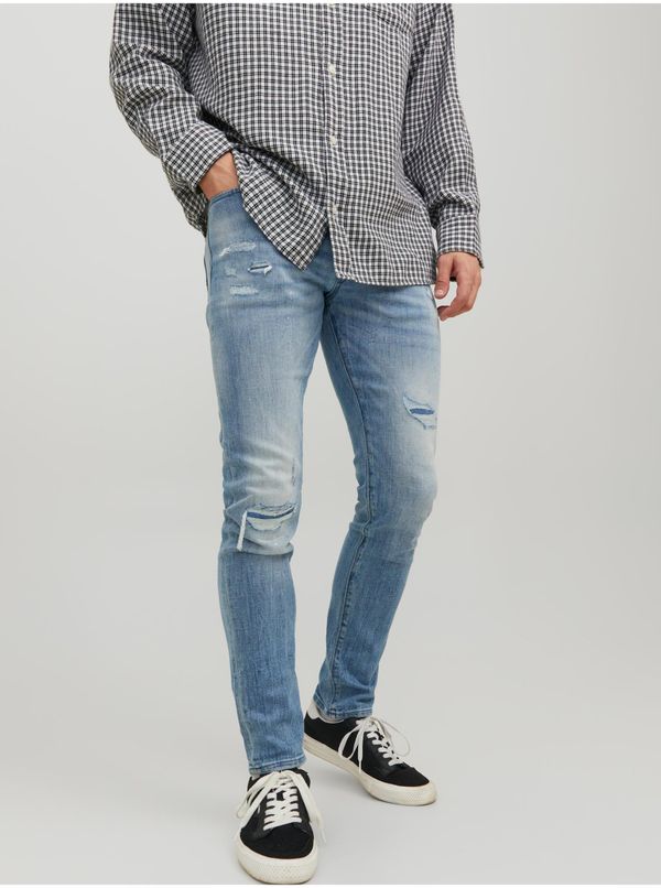 Jack & Jones Jack & Jones Glenn Men's Blue Skinny Fit Jeans - Men's