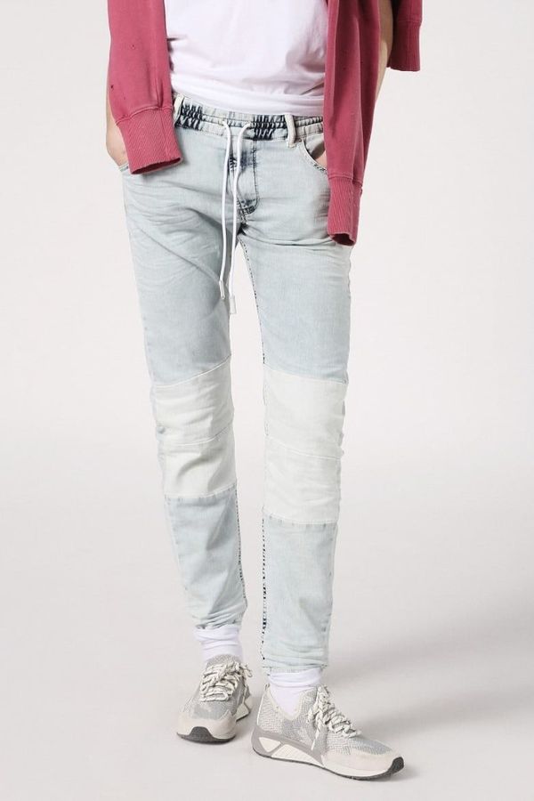Diesel Jeans - Diesel KRAILEYBKNE Sweat jeans blue