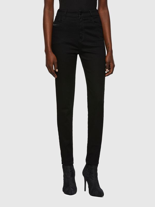 Diesel Jeans - Diesel SLANDYHIGH L.32 TROUSERS black