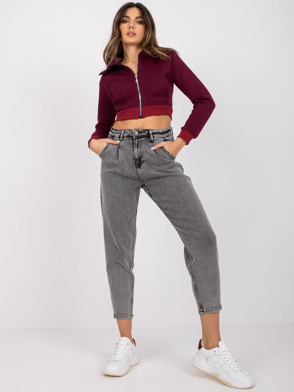 Fashionhunters Jessie tamno sive traperice