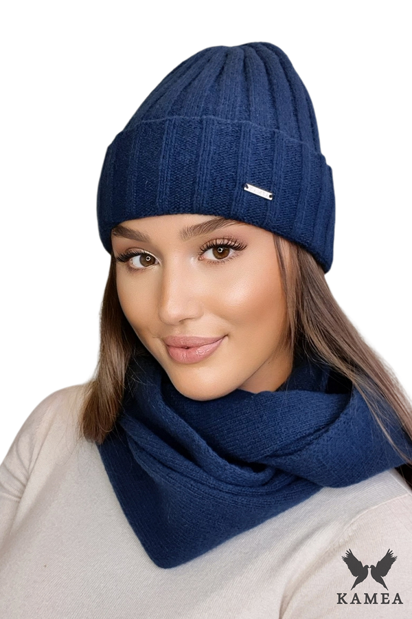 Kamea Kamea Woman's Hat K.22.026.64 Navy Blue