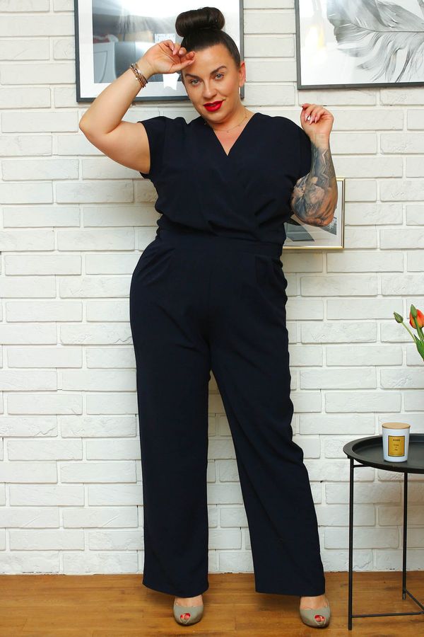 Karko Karko Woman's Jumpsuit Q256 Navy Blue