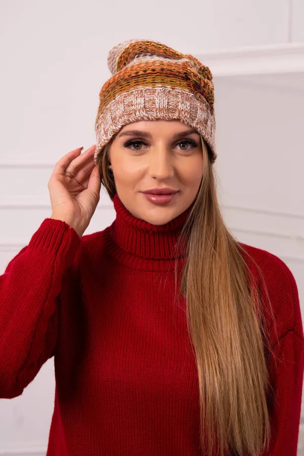 Kesi Kesi Cap with fleece Monika K256 foxy+camel