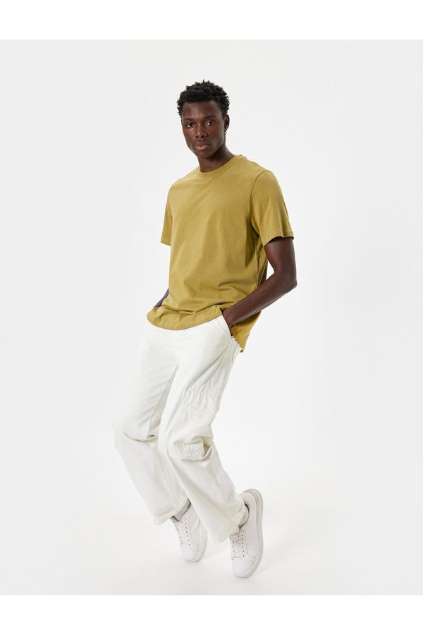 Koton Koton Basic T-Shirt Crew Neck Short Sleeve Cotton