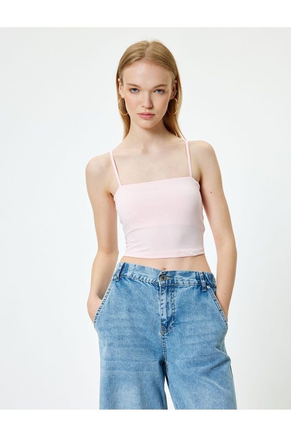 Koton Koton Crop Athlete Basic with Rope Strap Slim Fit