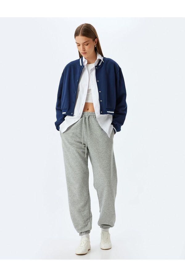 Koton Koton Jogger Sweatpants Triple Yarn Pocket Waist Tie Pocket