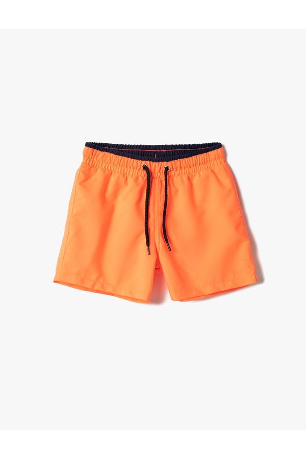 Koton Koton Printed Swimwear Tie Waist