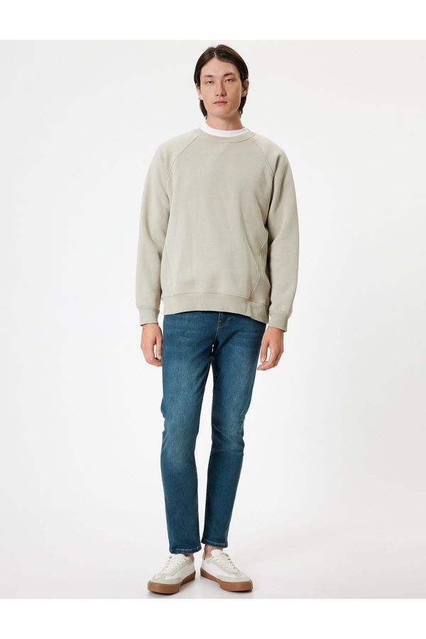Koton Koton Standard Waist Slim Fit Buttoned Jeans - Brad Jean