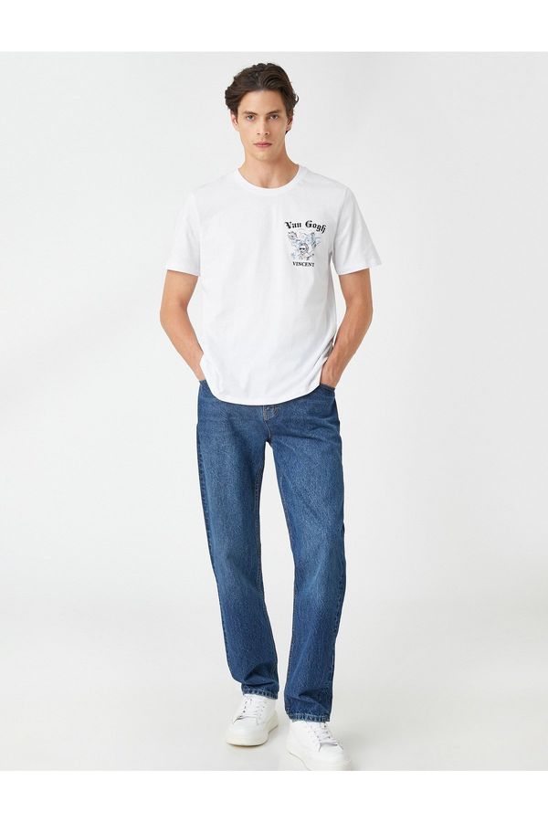 Koton Koton Vincent Van Gogh T-Shirt Licensed Print