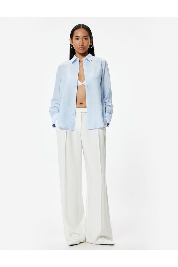 Koton Koton Women's Shirt Blue