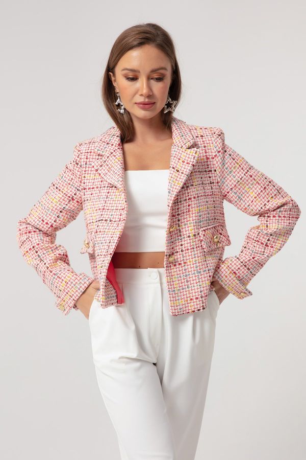 Lafaba Lafaba Women's Powder Colored Short Jacket