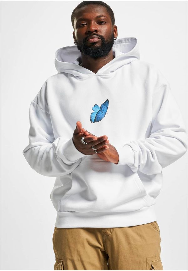 Mister Tee Le Papillon Heavy Oversize Hoody white