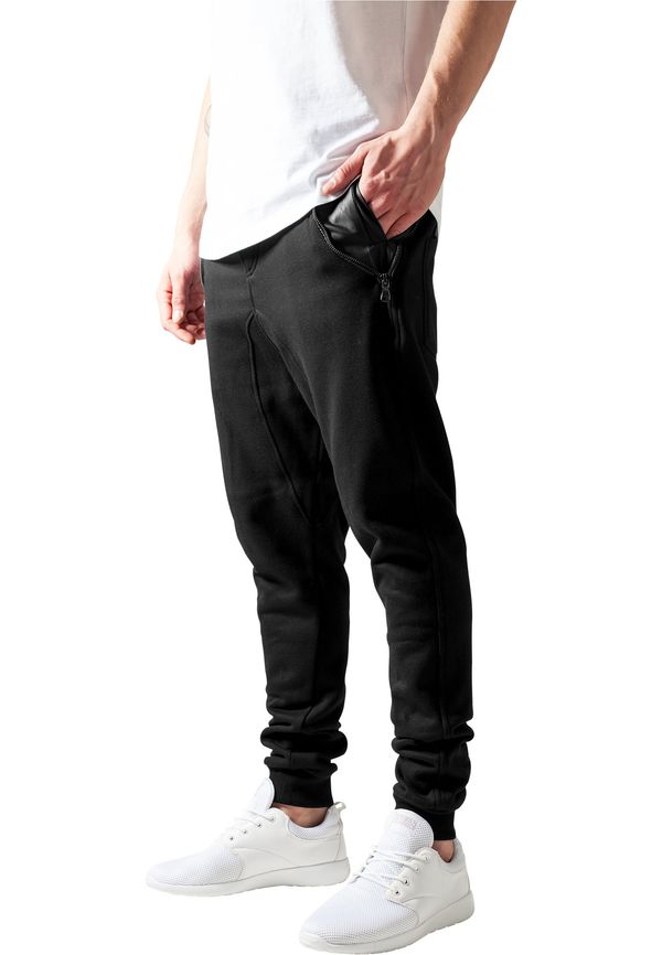Urban Classics Leather zip pocket blk/blk