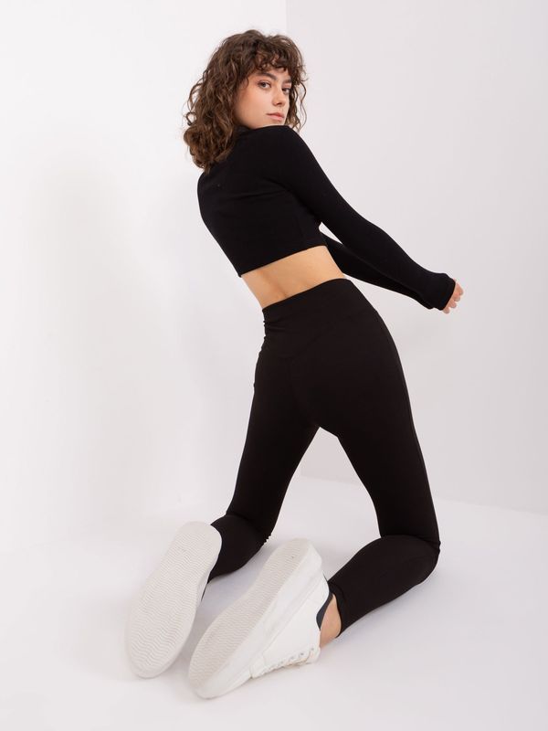 RUE PARIS Leggings-LO-LG-LK-512.04-black