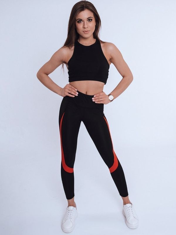DStreet Legginsy damskie LIZA czarne Dstreet